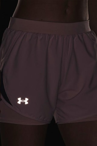 Short de running 2-en-1 - Rose