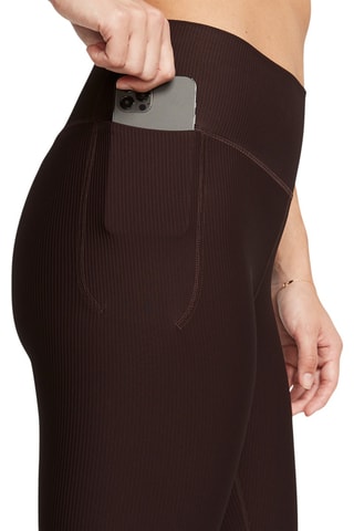 Legging de sport taille haute - Marron