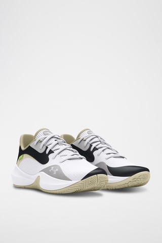 Chaussures de basketball en cuir - Blanc