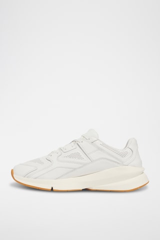 Baskets en nubuck - Blanc