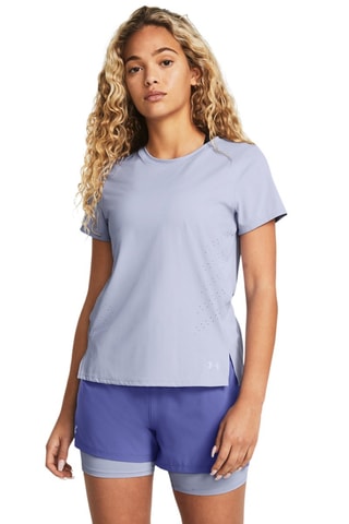 T-shirt de running - Violet - Under Armour