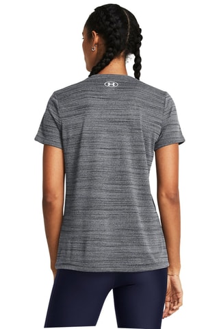 T-shirt d’entraînement Tech Tiger SSC - Noir chiné - Under Armour