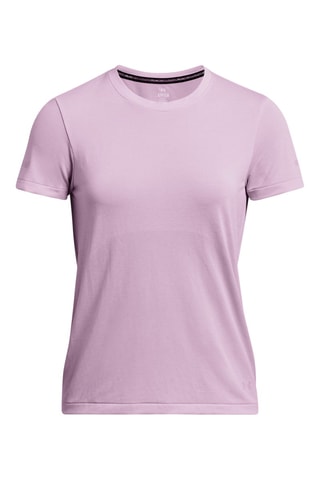 T-shirt de running Seamless Stride SS - Mauve - Under Armour
