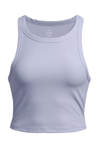 Débardeur d’entrainement Meridian Rib Crop Tank - Mauve - Under Armour