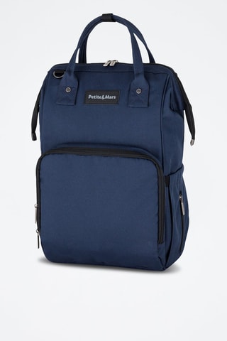 Mochila cambiador - Azul marino y negro