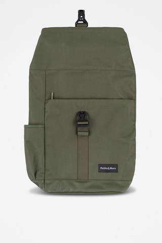 Mochila roll top cambiadora - Caqui