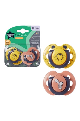2 chupetas Closer to Nature Fun Dos 0 aos 6 meses