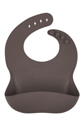 Babero sin BPA - Gris - Desde 6 meses