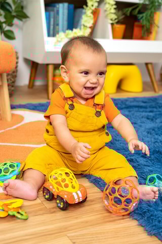 Sonajeros y juguetes de dentición - Desde recién nacido - 5 piezas