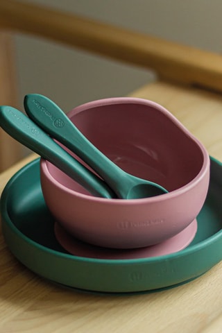 Bol de silicona Take&Match - Rosa - 350 ml - Desde 6 meses