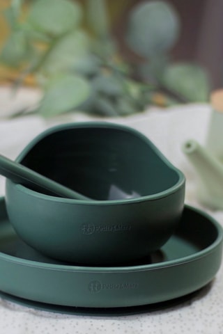 Bol de silicona Take&Match - Verde - 350 ml - Desde 6 meses