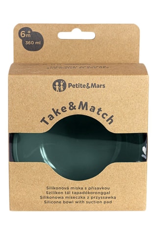 Bol de silicona Take&Match - Verde - 350 ml - Desde 6 meses