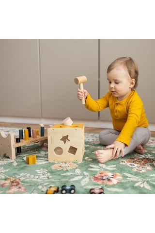 Cubo de teca - Desde 12 meses