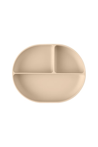 Plato ovalado de silicona Take&Match - Arena - 630 ml - Desde 6 meses