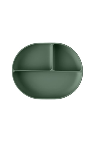 Plato ovalado de silicona Take&Match - Verde - 630 ml - Desde 6 meses