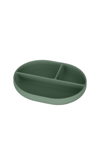 Plato ovalado de silicona Take&Match - Verde - 630 ml - Desde 6 meses