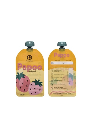 6 envases alimentarios reutilizables Papoo Original