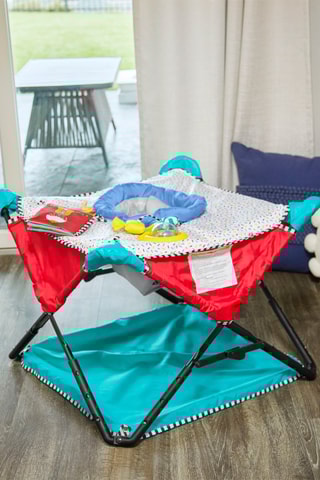 Zona de juego portátil para saltar - Desde 6 meses - Hasta 12 kg