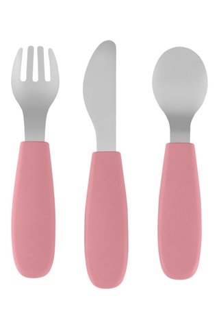 Cubiertos de acero inoxidable y sin BPA - Desde 12 meses