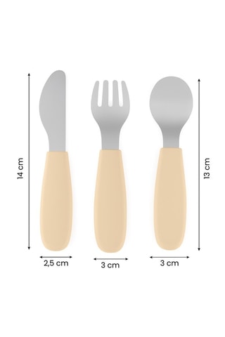 Cubiertos de acero inoxidable y sin BPA - Desde 12 meses