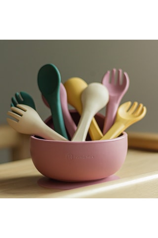 Cubiertos sin BPA Take & Match - Desde 6 meses