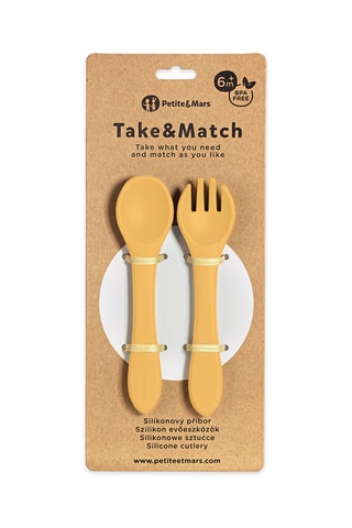 Cubiertos sin BPA Take & Match - Desde 6 meses