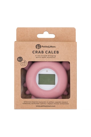 Termómetro de agua Crab Caleb Dusty - Rosa