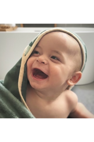 Toalla con capucha de fibra de bambú Loulou - Rosa - 100 x 100 cm