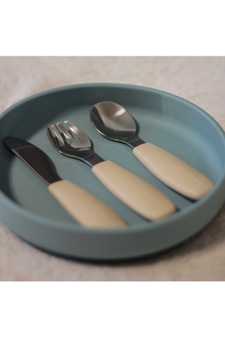 Cubiertos de acero inoxidable y sin BPA Take & Match - Desde 12 meses