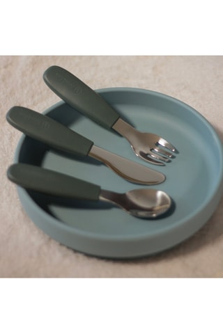 Cubiertos de acero inoxidable y sin BPA Take & Match - Desde 12 meses