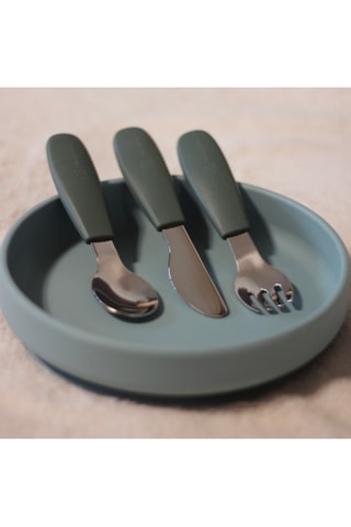 Cubiertos de acero inoxidable y sin BPA Take & Match - Desde 12 meses