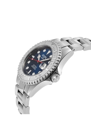 Montre Sellita SW200 Swiss Automatic Movement en acier Wall Street - Argenté