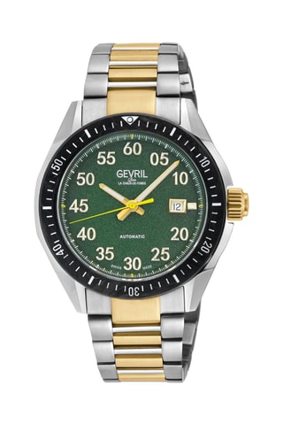 Montre automatique en acier Ascari - Argenté et doré