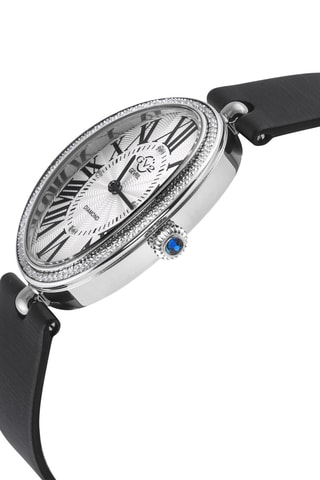 Montre à quartz en cuir et diamants Piazza Navona