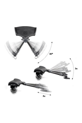 Patinete con ruedas para silla de paseo combinada