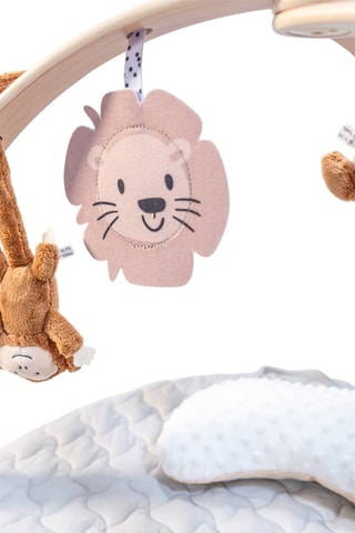 Alfombra de juegos de madera Wood - Gris - 80 cm