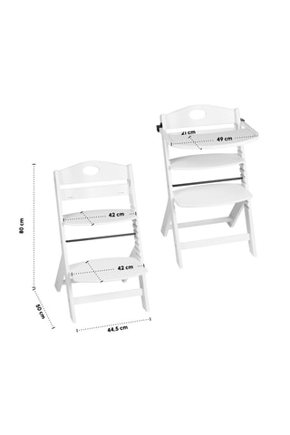 Trona de madera de haya - Desde 36 meses - Family Pro - Hasta 75 kg