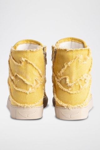 Baskets montantes - Jaune