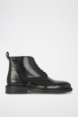 Boots en cuir - Noir