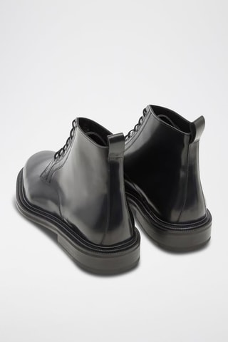 Boots en cuir - Noir