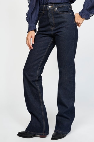 Jean taille haute - Bleu marine