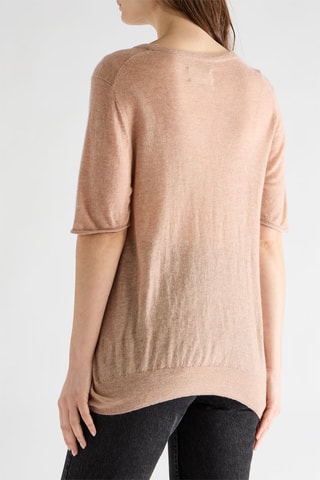 Top en cachemire - Rose