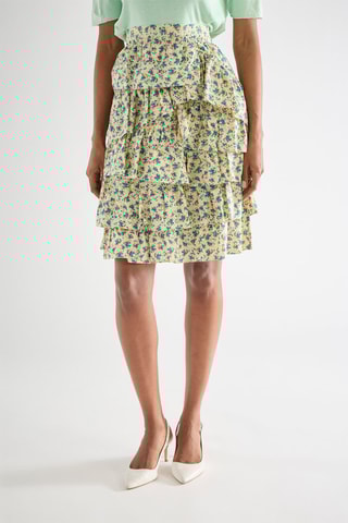 Jupe volantée - Ecru