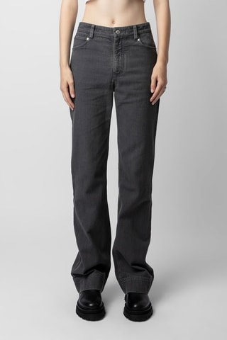 Jean flare - Gris foncé