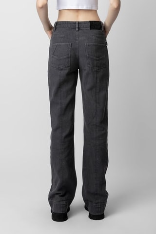 Jean flare - Gris foncé