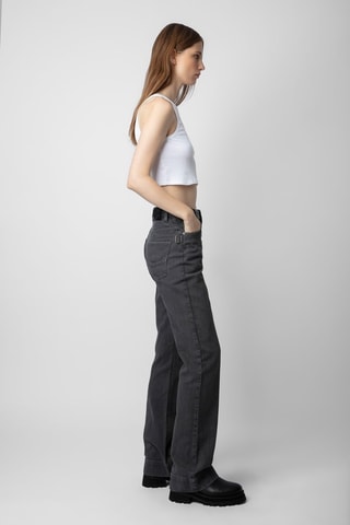 Jean flare - Gris foncé