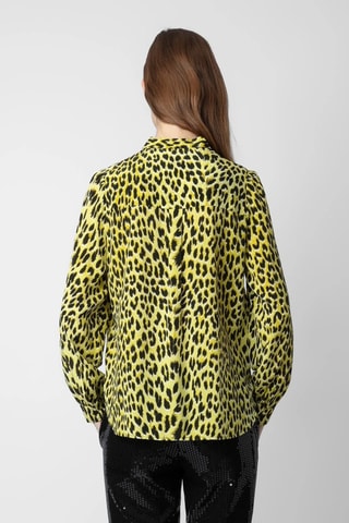 Chemisier en soie - Jaune