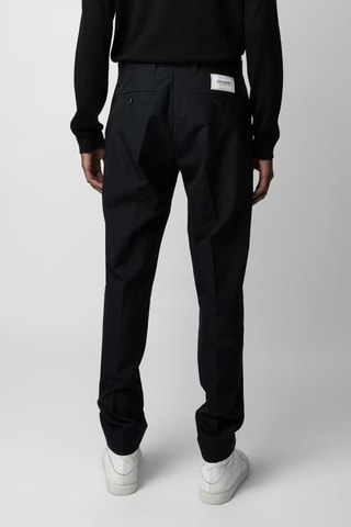 Pantalon en laine vierge - Noir