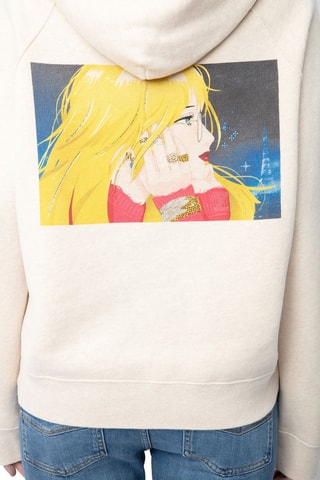 Sweat à capuche - Beige