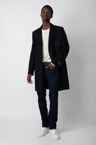 Manteau en laine - Noir